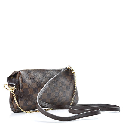 Louis Vuitton Damier Ebene Eva Clutch 3 of 10