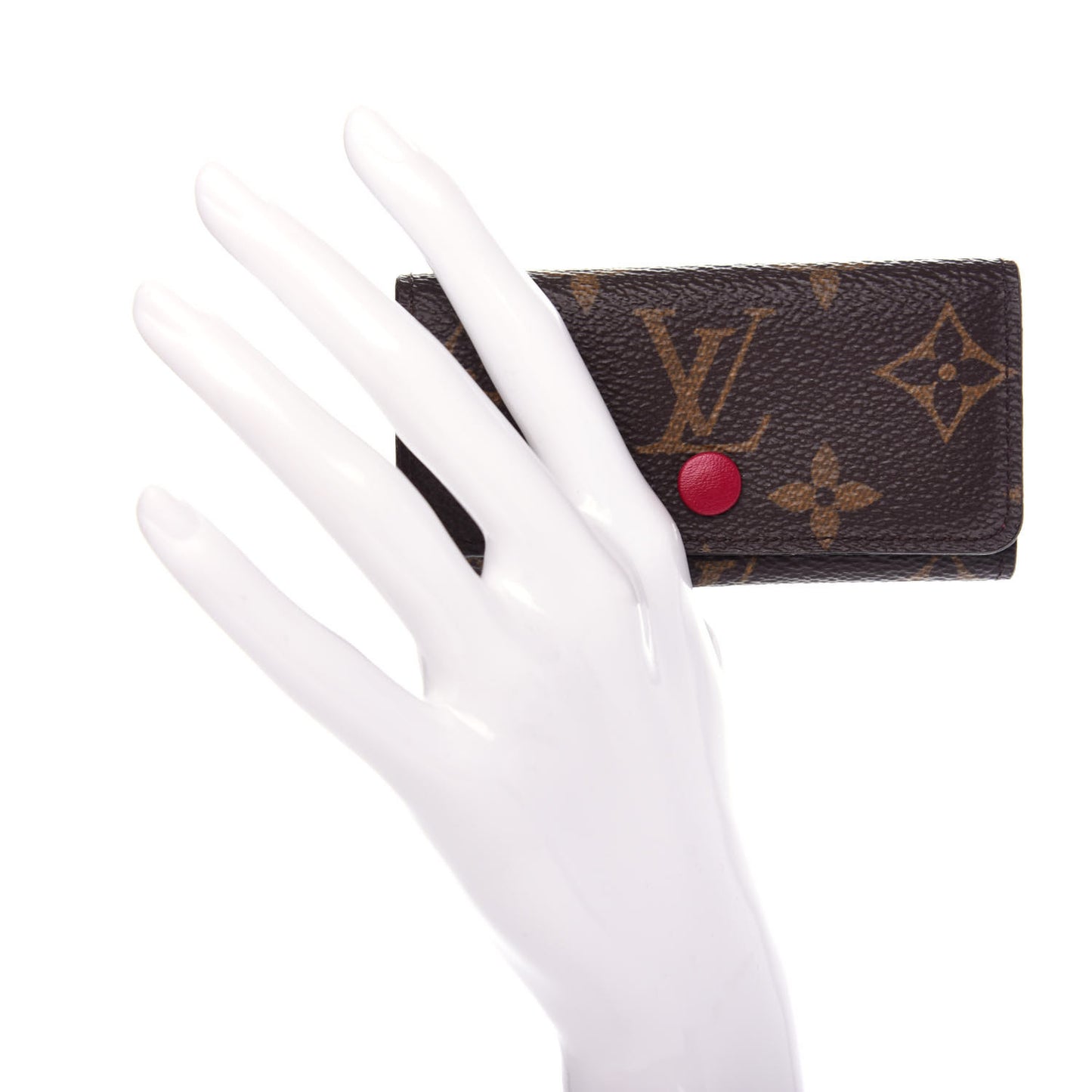 Monogram 4 Key Multicles Holder Fuchsia
