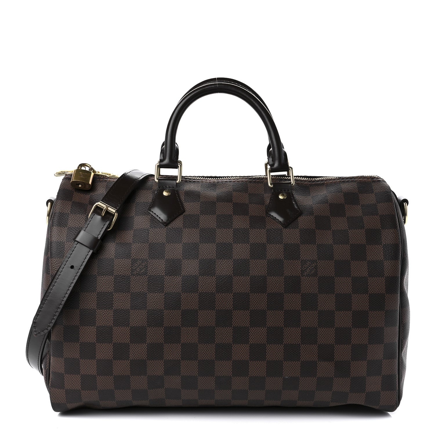 Louis Vuitton Damier Ebene Speedy Bandouliere 35 1 of 10