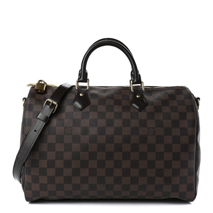Louis Vuitton Damier Ebene Speedy Bandouliere 35 1 of 10