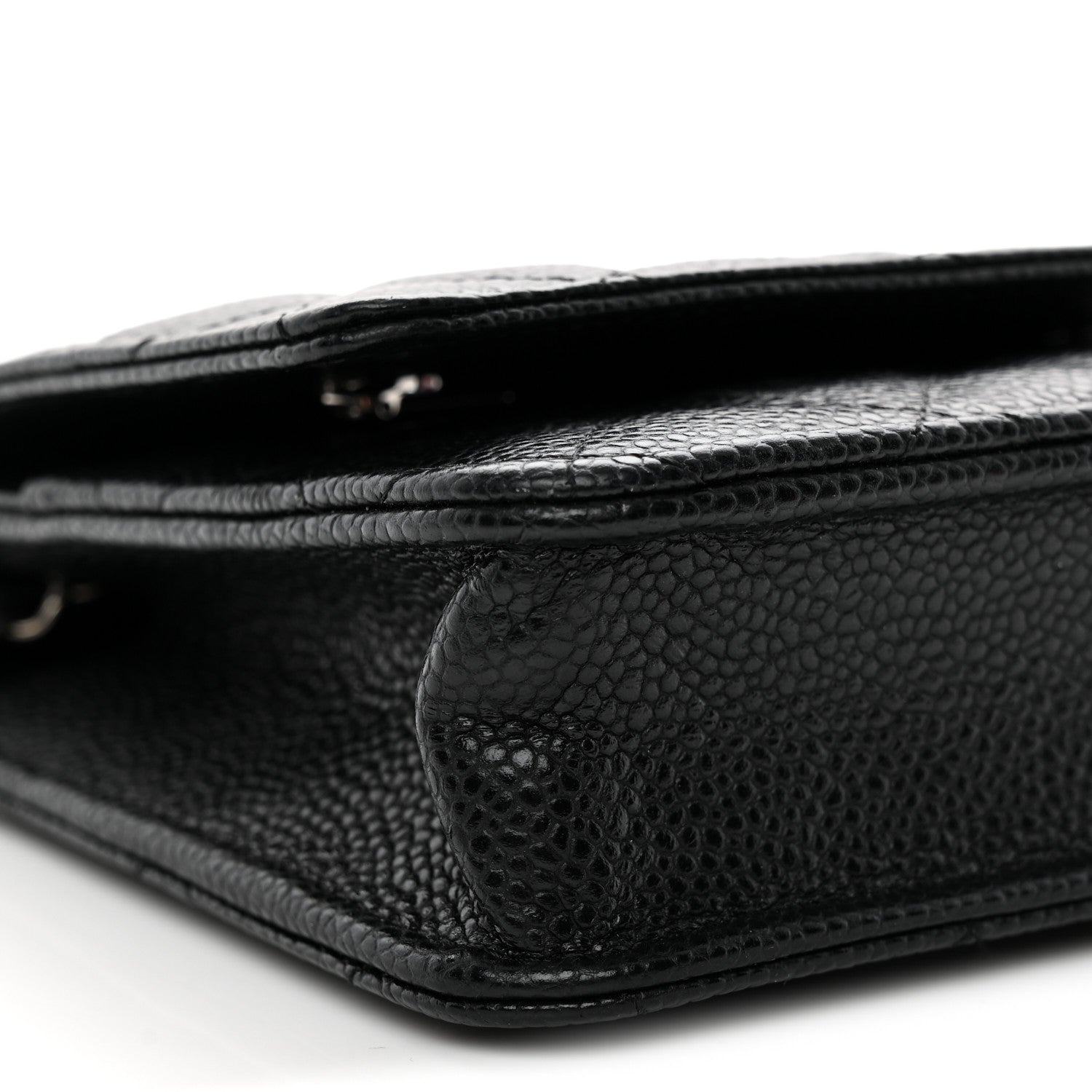 Chanel Caviar Quilted Wallet on Chain WOC Black 10 of 12