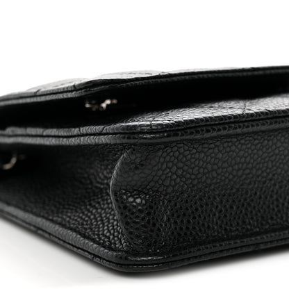 Chanel Caviar Quilted Wallet on Chain WOC Black 10 of 12