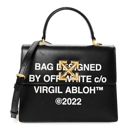 Off-White Calfskin Jitney 2.8 Virgil Abloh Shoulder Bag Black 1 of 9