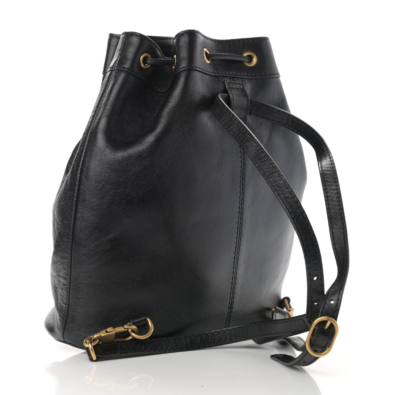 Gucci Piuma Lux Energy Medium Re(Belle) Convertible Bucket Bag Black 3 of 10