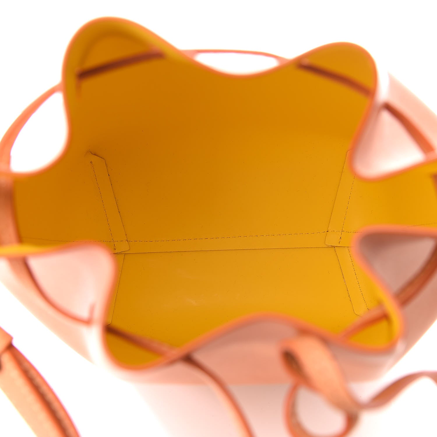 Mansur Gavriel Vegetable Tanned Calfskin Mini Bucket Bag Cammello Sun 4 of 7