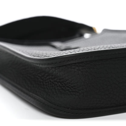 Hermes Taurillon Clemence Evelyne TPM Black 9 of 10