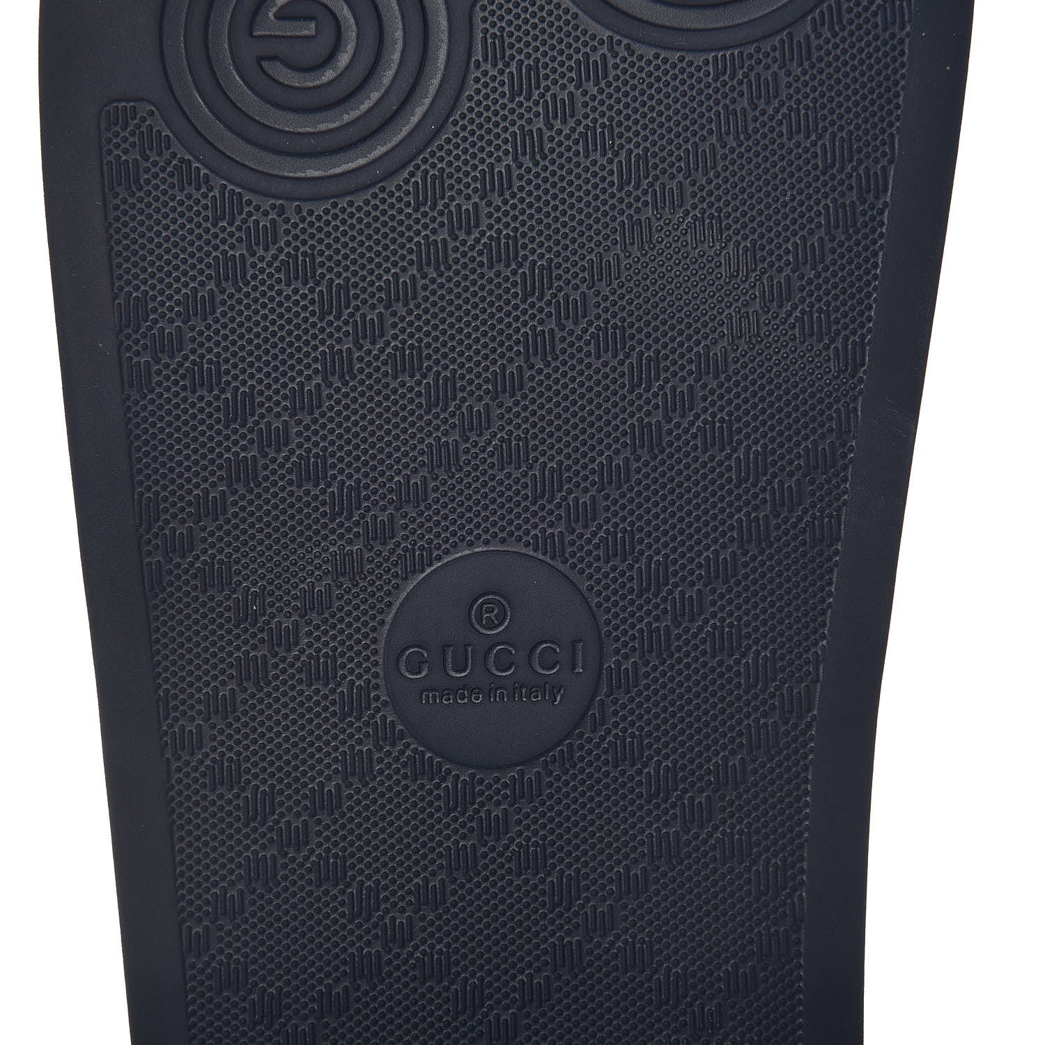 Gucci Calfskin GucciGhost Print Womens Slide Sandals 39 Blue Agata Hibiscus Red 7 of 8