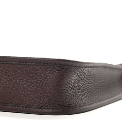 Hermes Taurillon Clemence Evelyne TPM Rouge Sellier 9 of 10