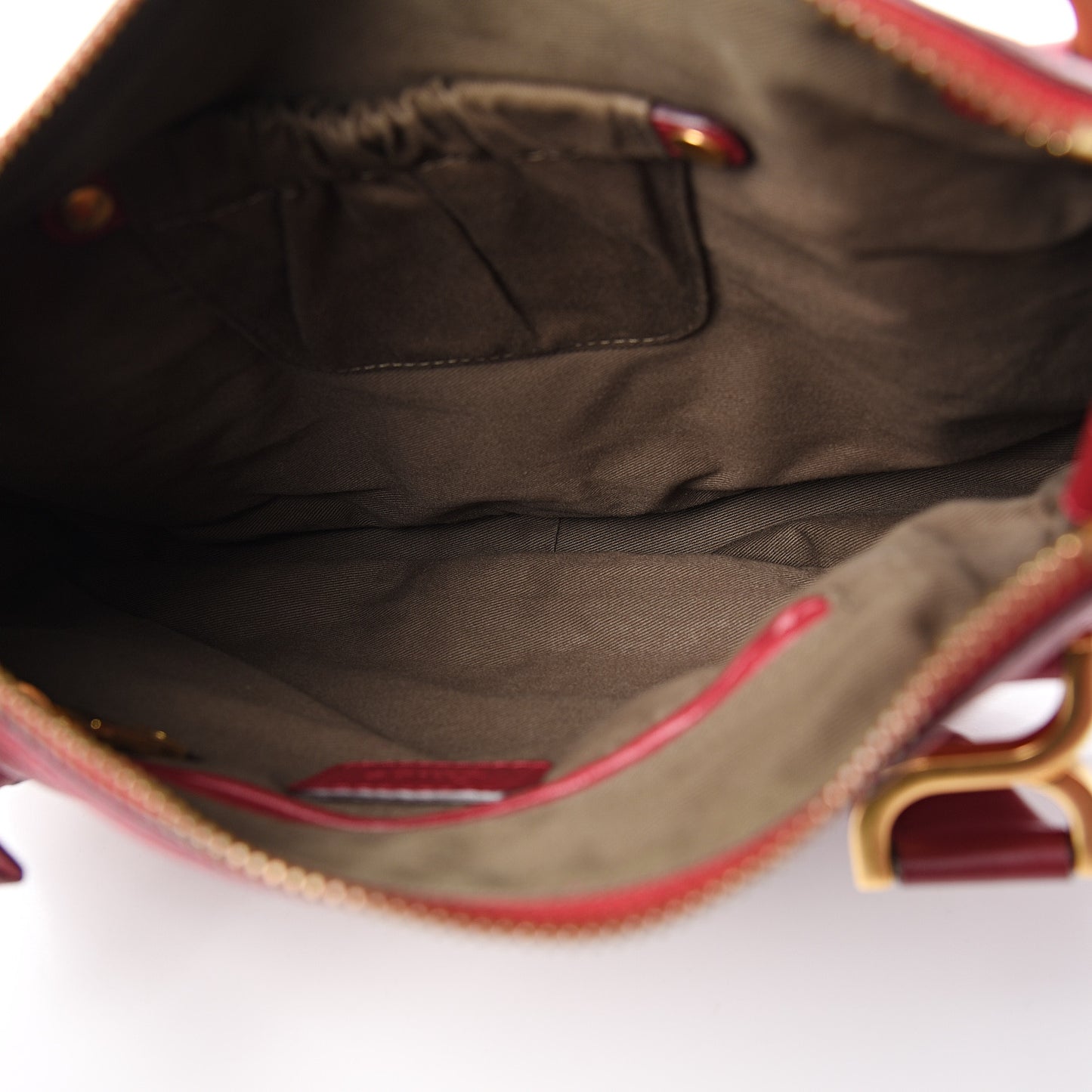 Calfskin Medium Marcie Satchel Peony Red