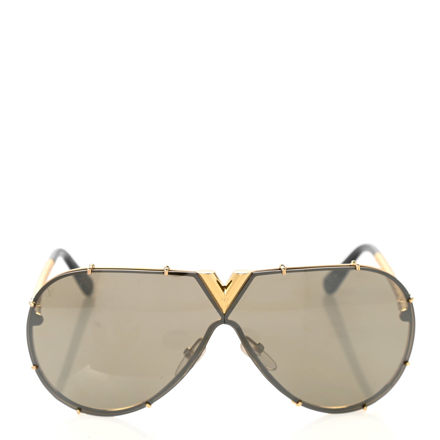 Metal LV Drive Sunglasses Z0897W Black Gold