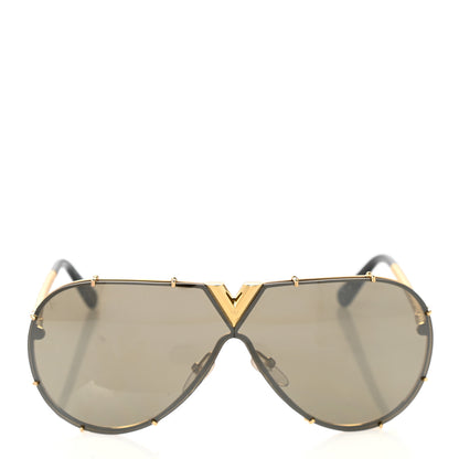 Louis Vuitton Metal LV Drive Sunglasses Z0897W Black Gold 2 of 7