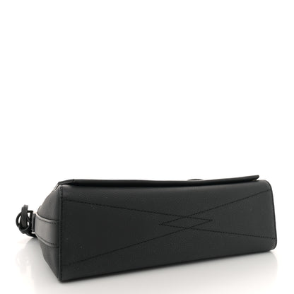 Louis Vuitton Calfskin Aerogram Takeoff Messenger Black 4 of 12