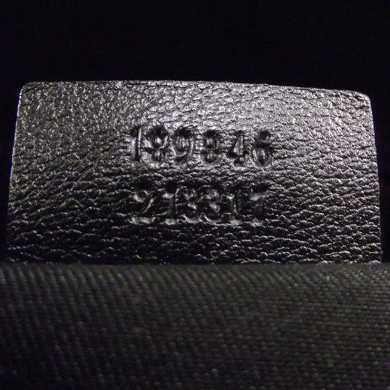 Gucci Leather Ruffle Sabrina Boston Black 9 of 10