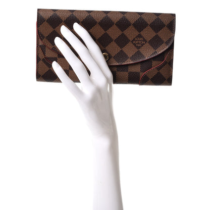 Louis Vuitton Damier Ebene Caissa Wallet Cherry 2 of 7