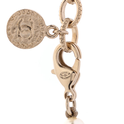 Chanel Pearl CC 100th Anniversary Necklace Light Gold 5 of 6
