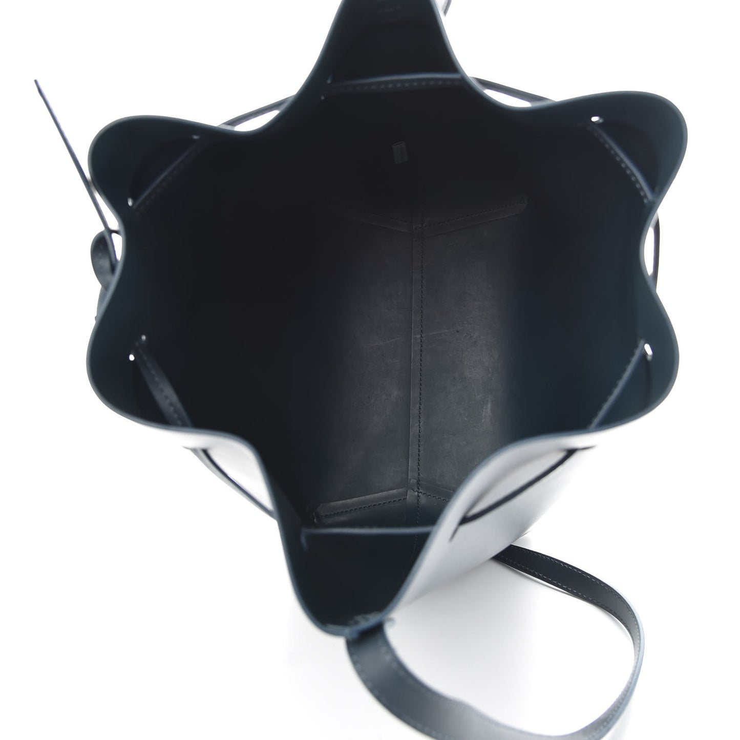 Calfskin Bucket Bag Blu