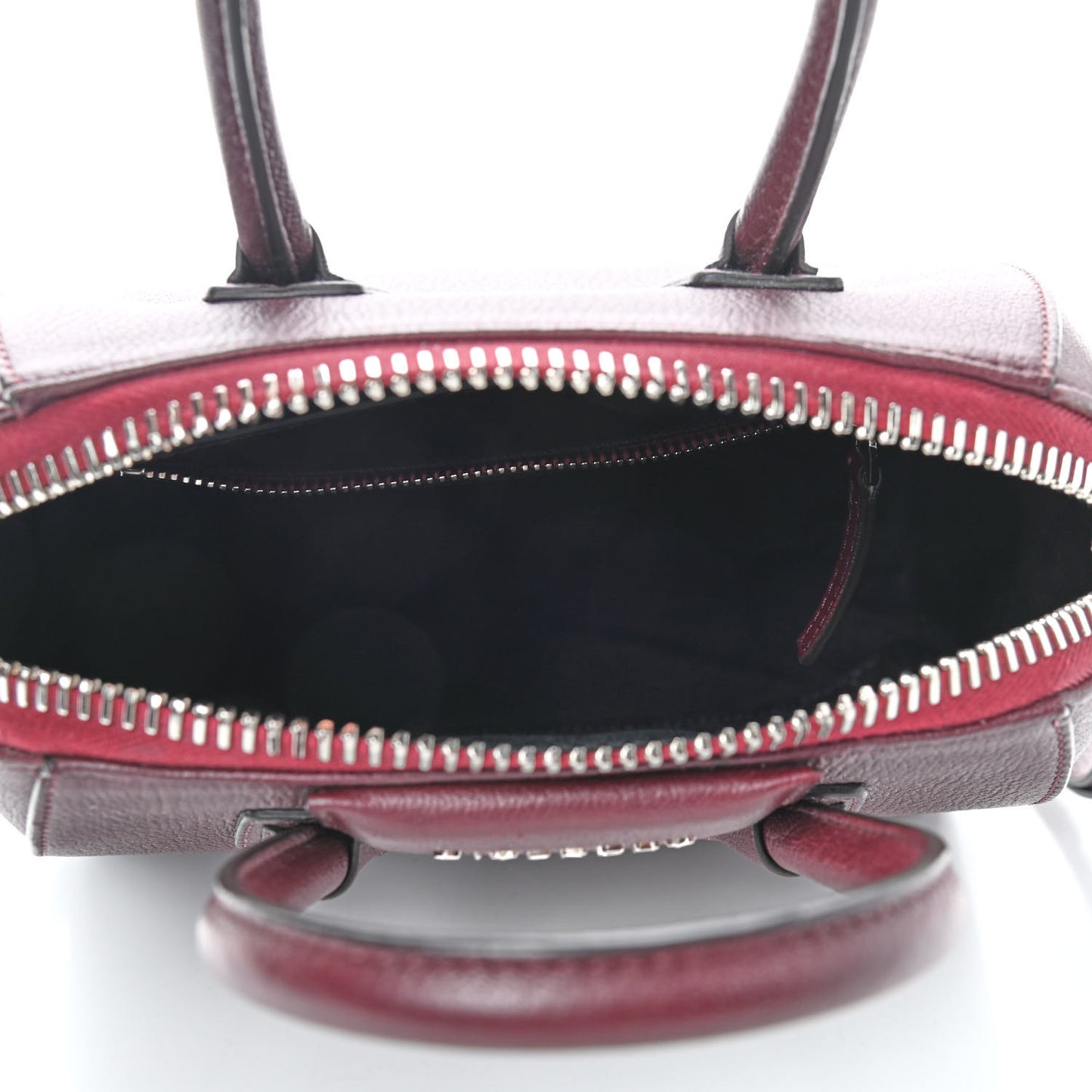 Sugar Goatskin Mini Antigona Aubergine