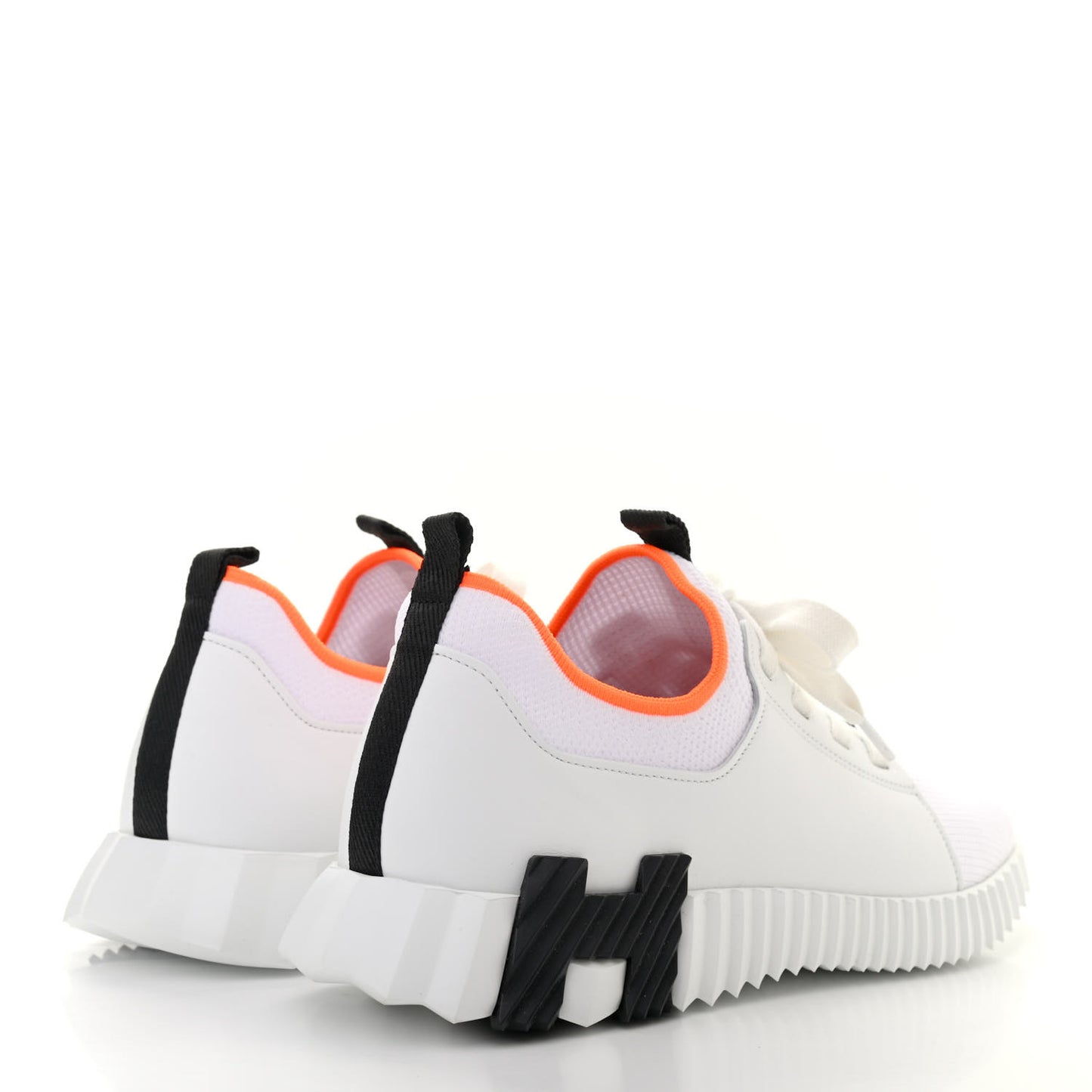 Knit Calfskin Mens Depart Sneakers 40 White