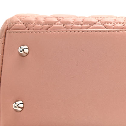 Christian Dior Lambskin Cannage Large Dior Soft Shopping Tote Bois de Rose 14 of 17