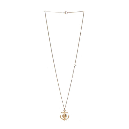 Chanel Anchor CC Pendant Necklace Gold 3 of 5