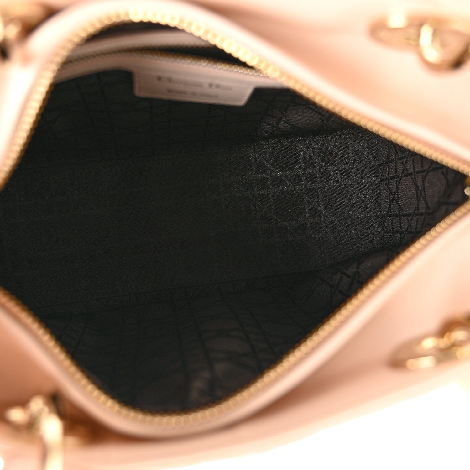 Christian Dior Lambskin Cannage Medium Lady Dior Powder Pink 5 of 11