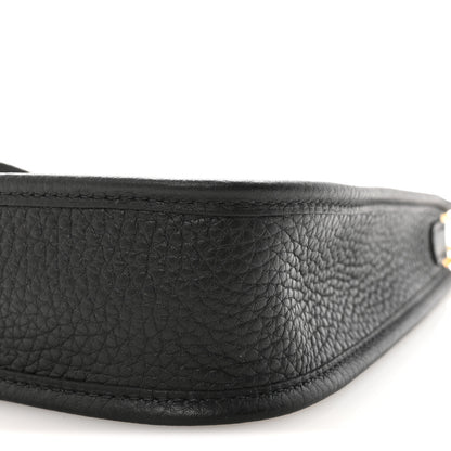 Hermes Taurillon Clemence Evelyne TPM Black 10 of 11