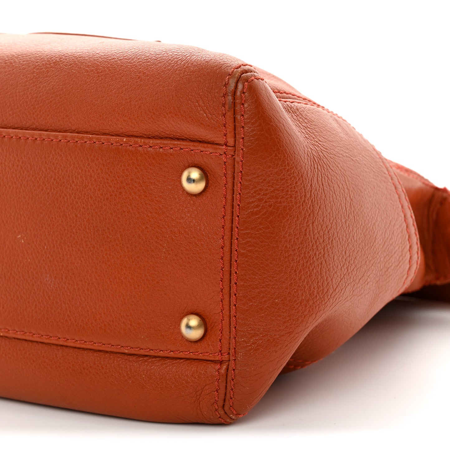 Calfskin Timeless CC Shoulder Bag Orange