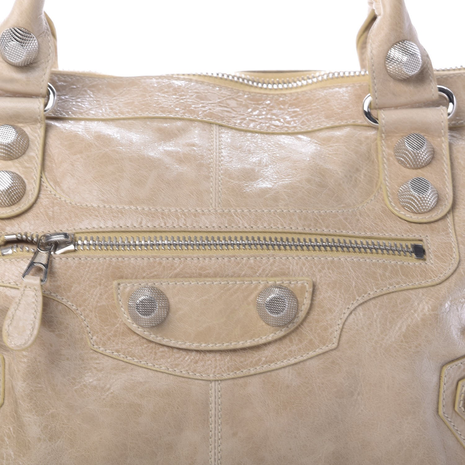 Balenciaga Agneau Giant 21 Silver Hardware Work Sahara 7 of 9