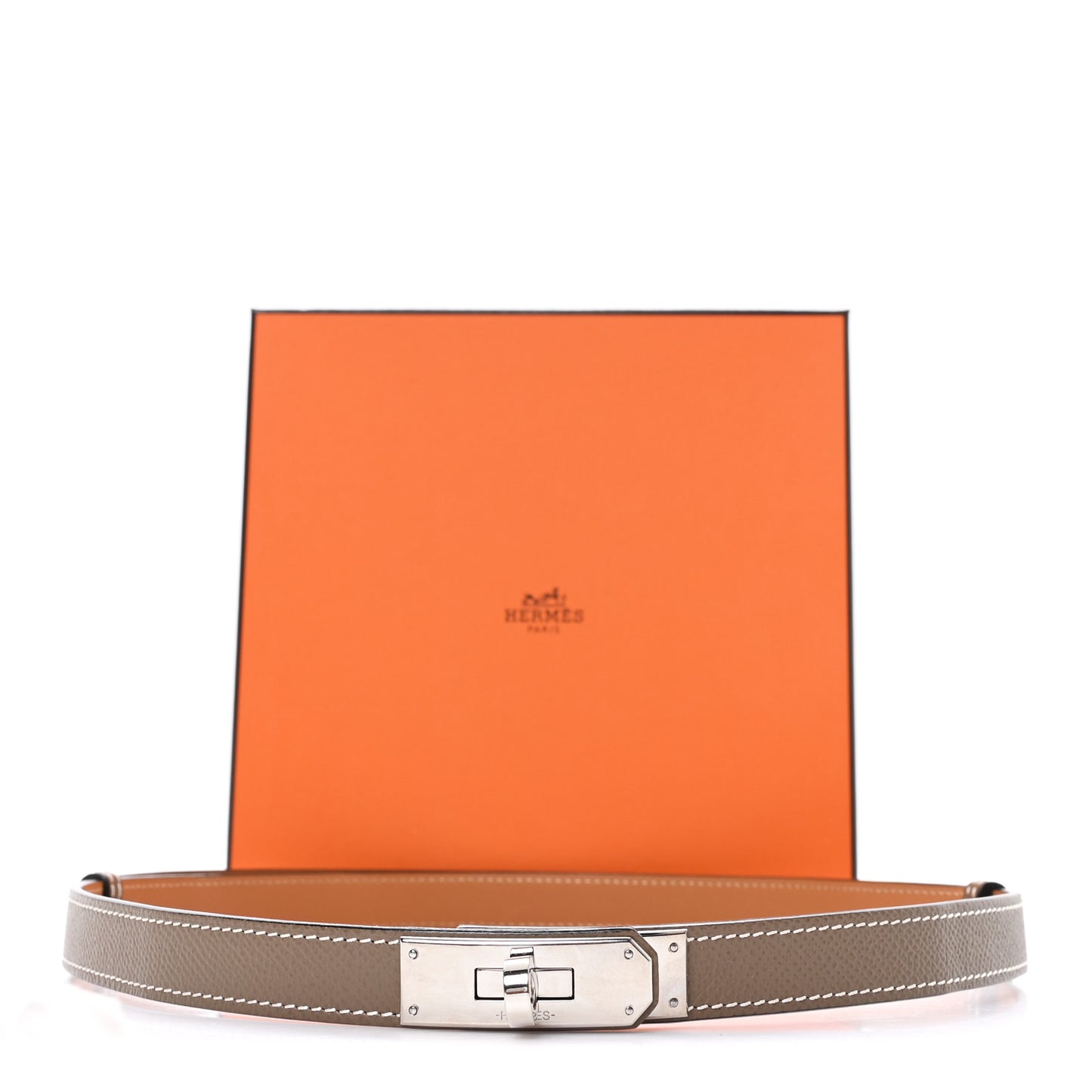 Epsom Kelly Belt Etoupe