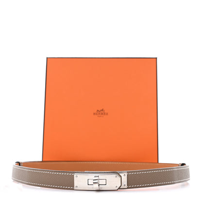 Hermes Epsom Kelly Belt Etoupe 4 of 4