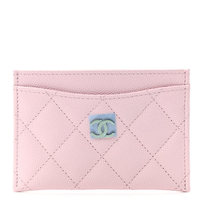 Chanel Caviar Quilted Card Holder Light Pink 1 of 8