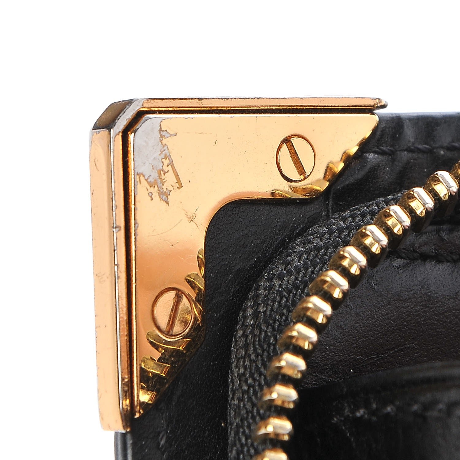 Alexander Wang Lizard Calfskin Embossed Prisma Biker Wallet Black 13 of 13