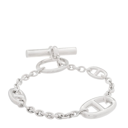 Hermes Sterling Silver Farandole Bracelet LG 1 of 5