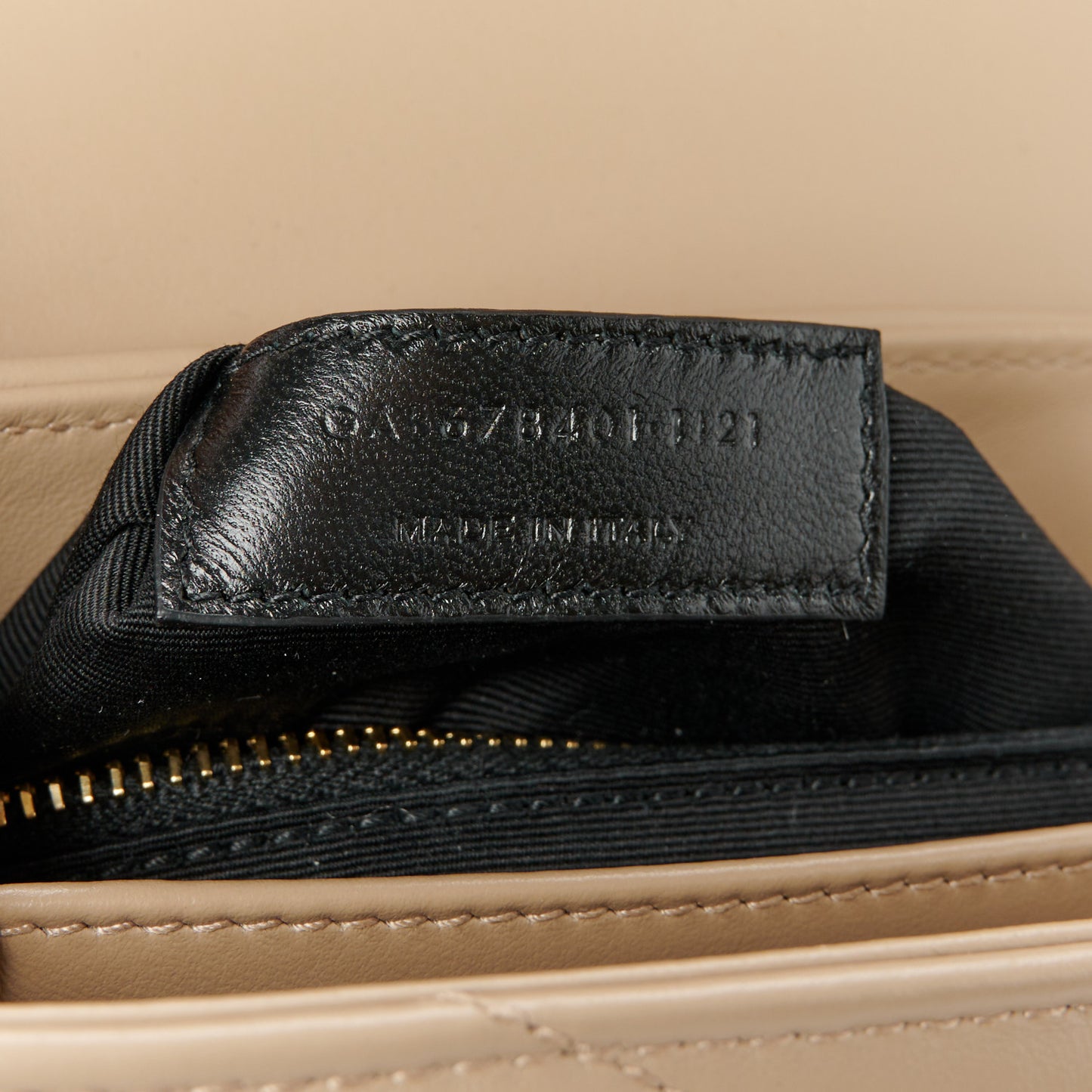 Calfskin Y Quilted Monogram Toy Loulou Crossbody Bag Dark Beige