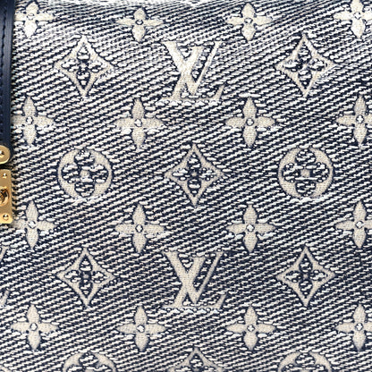 Louis Vuitton Monoglam Side Trunk MM Blue 7 of 9