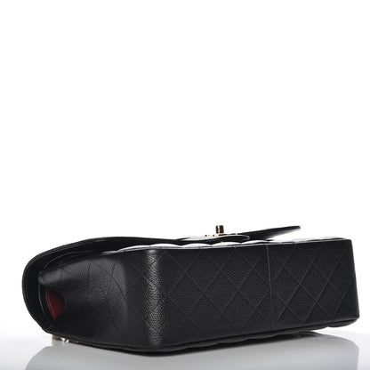 Chanel Caviar Quilted Jumbo Double Flap Black 4 of 8