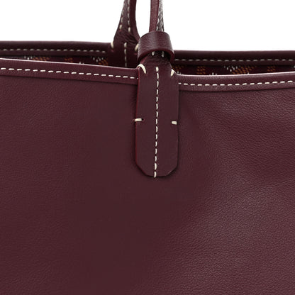 Goyard Goyardine Reversible Anjou PM Burgundy 13 of 17