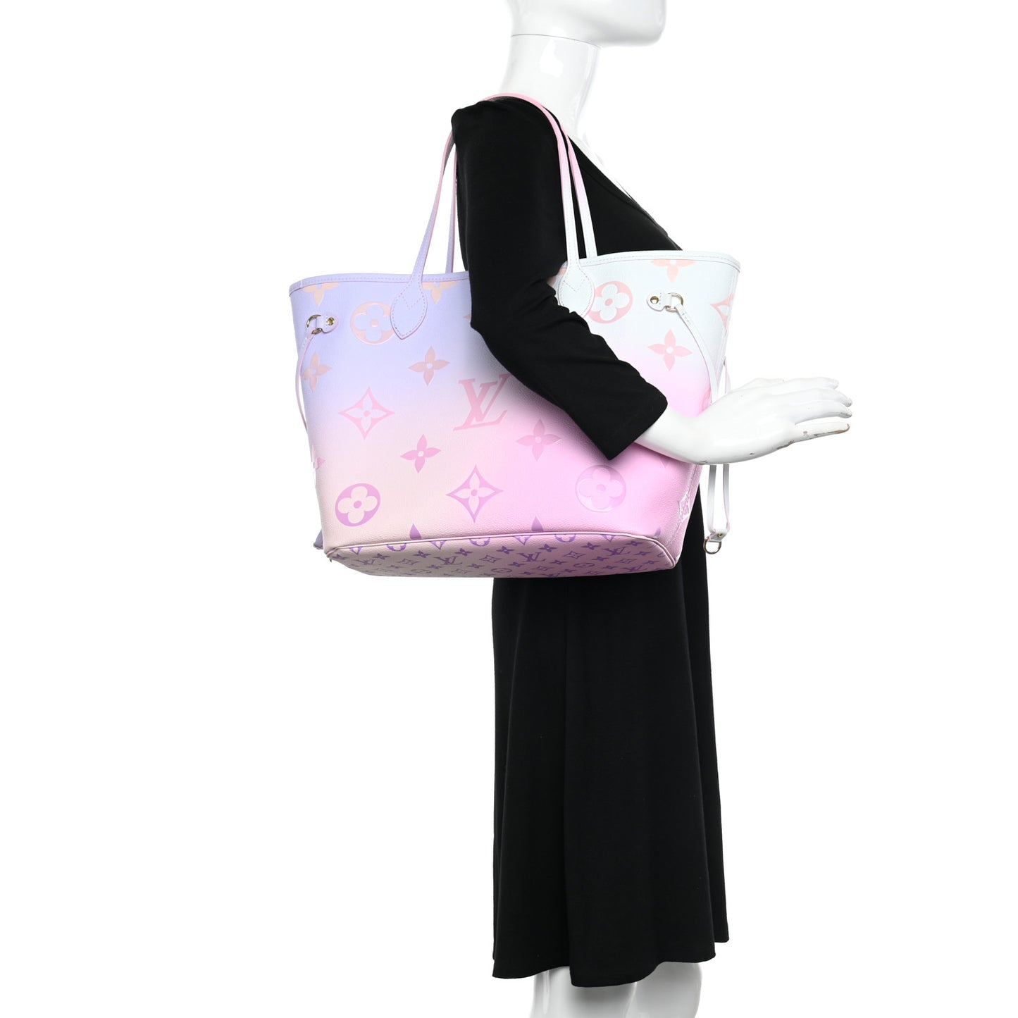 Monogram Giant Spring In The City Neverfull MM Sunrise Pastel