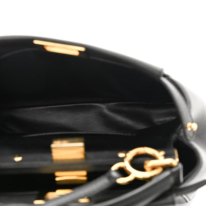 Fendi Nappa Mini Peekaboo Iconic Satchel Black 6 of 12