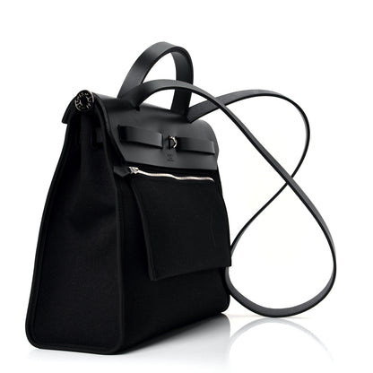Hermes Toile Vache Hunter Herbag Zip PM 31 Black 2 of 5