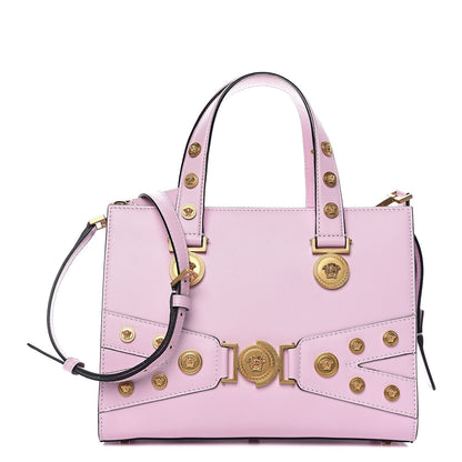 Versace Calfskin Medusa Stud Tribute Tote Pink 1 of 10