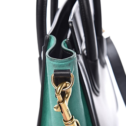 Celine Smooth Calfskin Nubuck Nano Tri-Color Luggage Palm 15 of 16