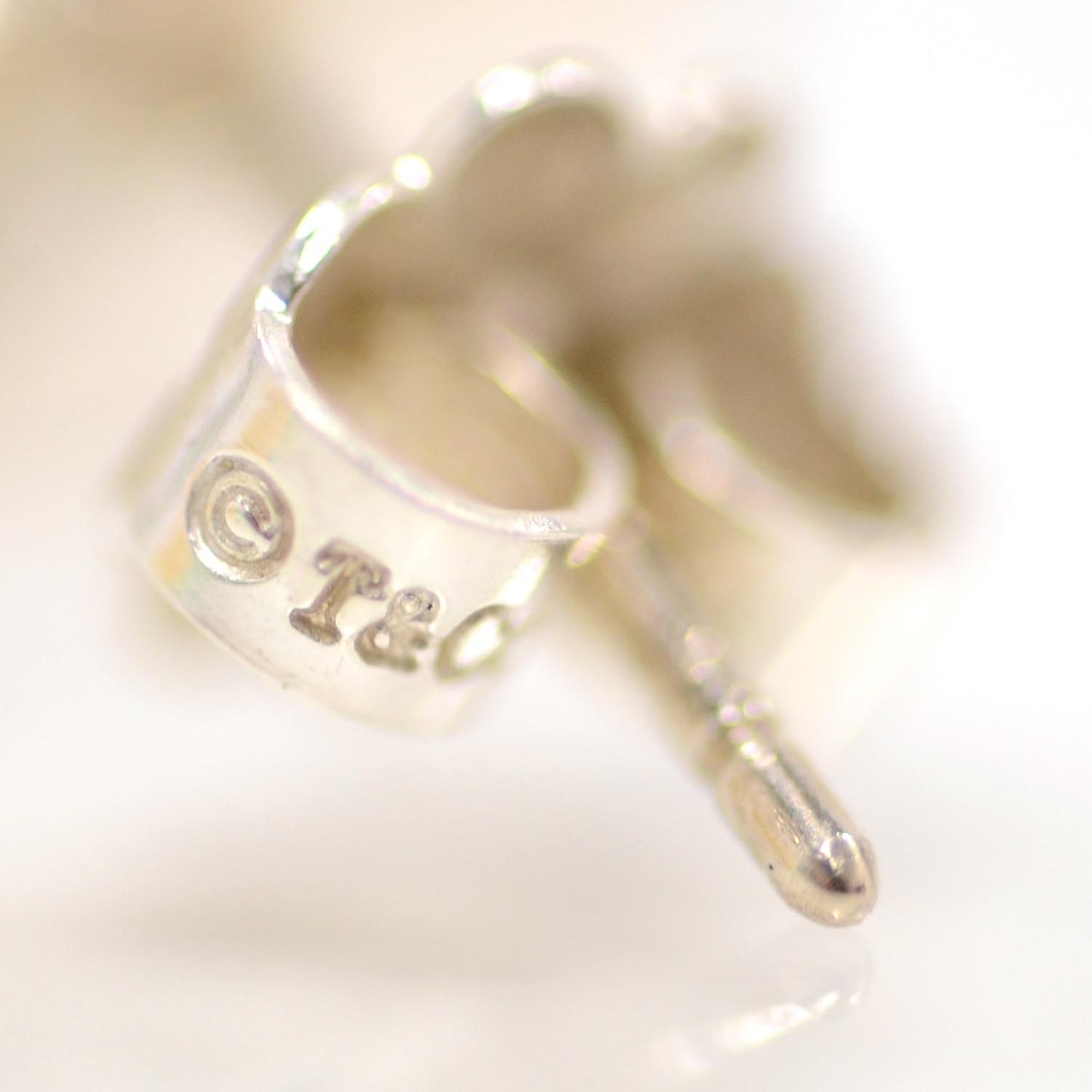 Sterling Silver Puff Heart Earrings