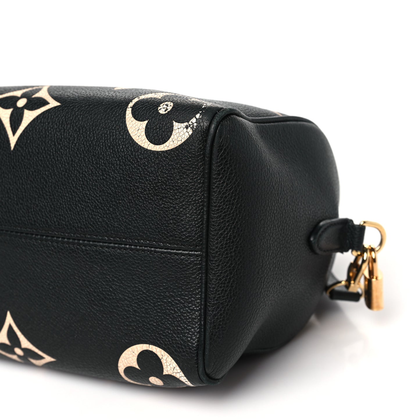 Empreinte Monogram Giant Speedy Bandouliere 25 Black Beige