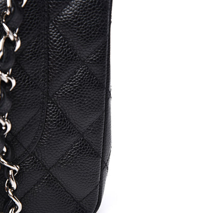 Chanel Caviar Quilted Jumbo Single Flap Black 12 of 12
