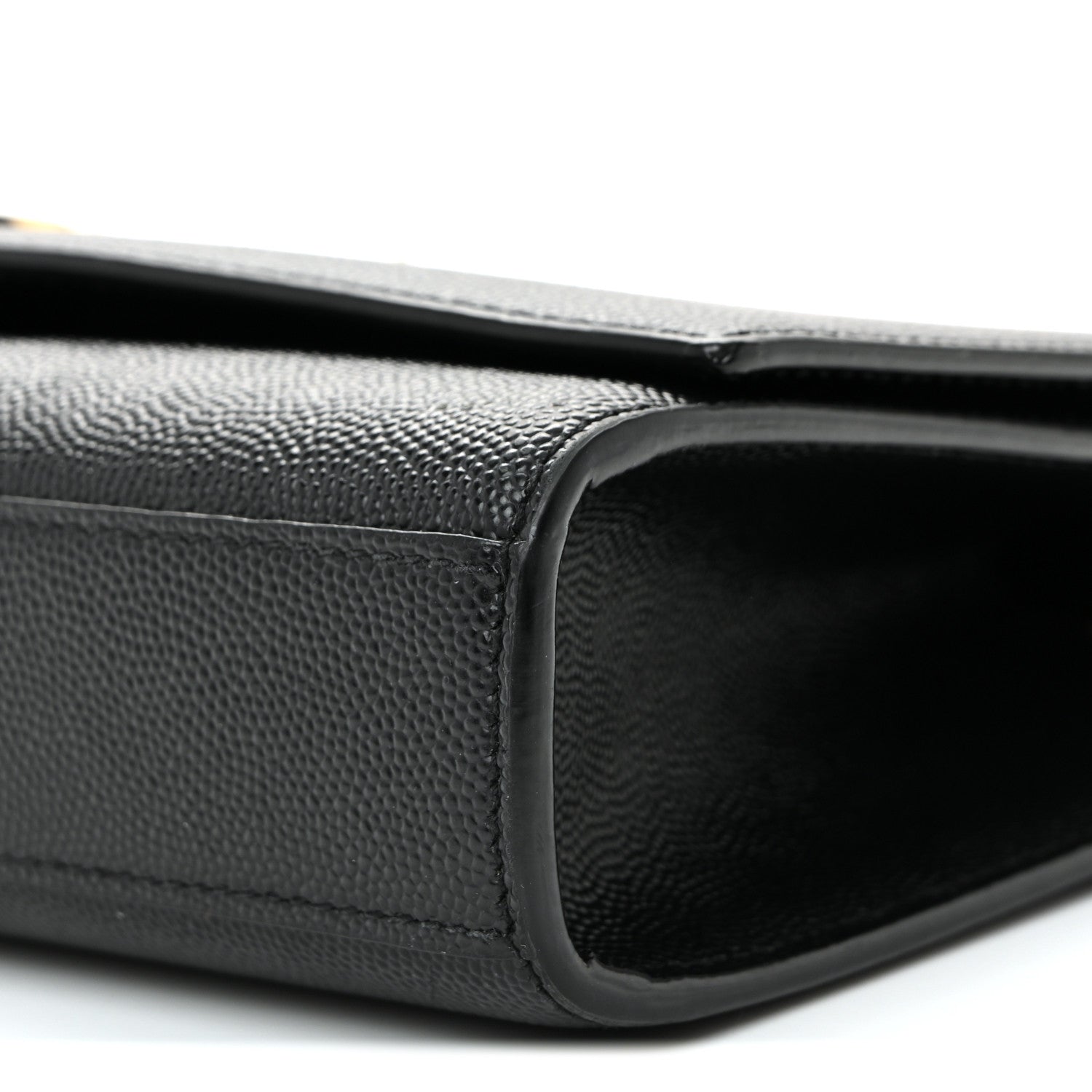 Saint Laurent Grain De Poudre Medium Classic Monogram Kate Satchel Black 9 of 9