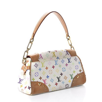 Louis Vuitton Monogram Multicolor Beverly MM White 3 of 10