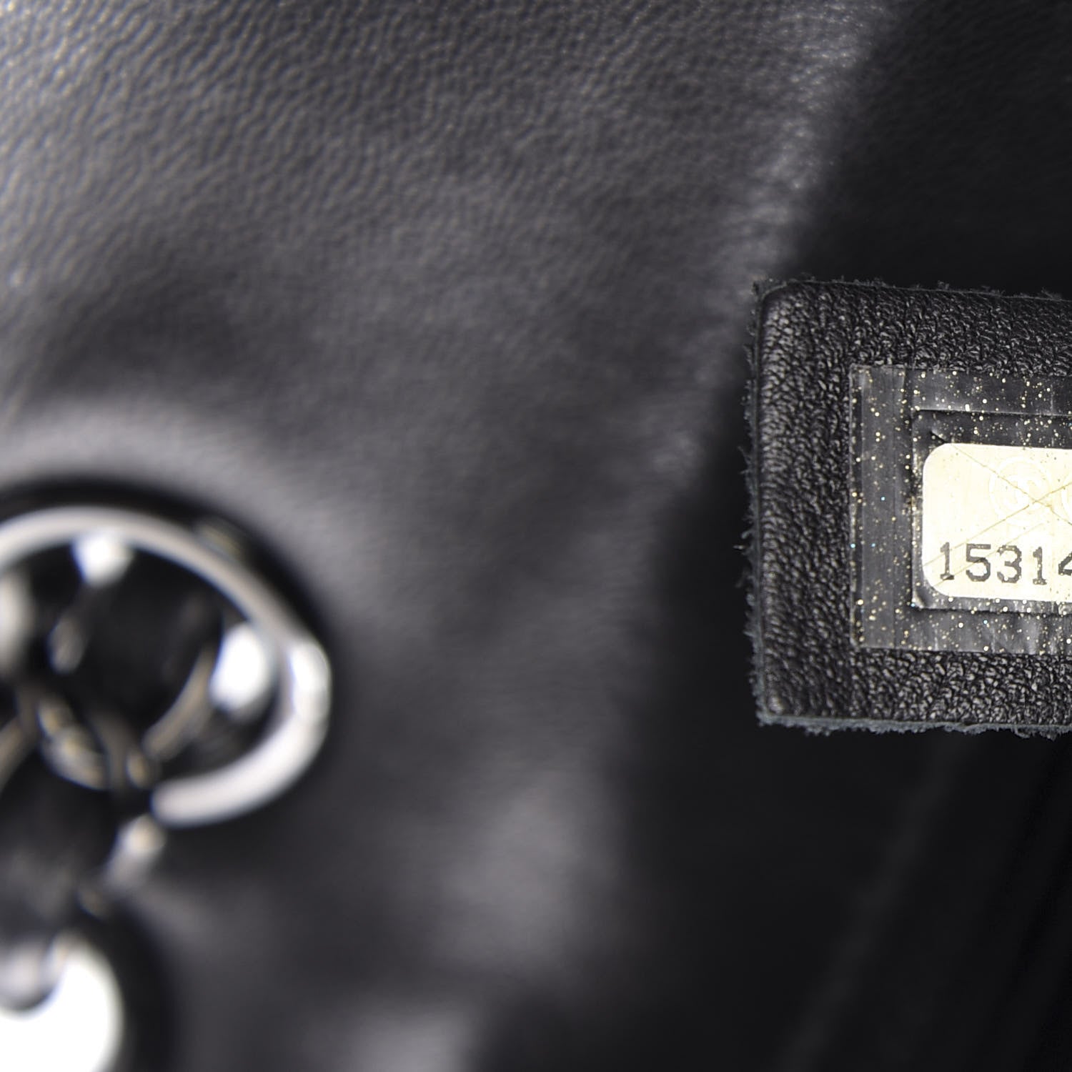 Chanel Sequin Lambskin Medium Moonlight on Water Flap Black 9 of 12