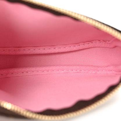 Louis Vuitton Monogram 2022 Christmas Animation Paris Mini Pochette Accessories Pink 5 of 9