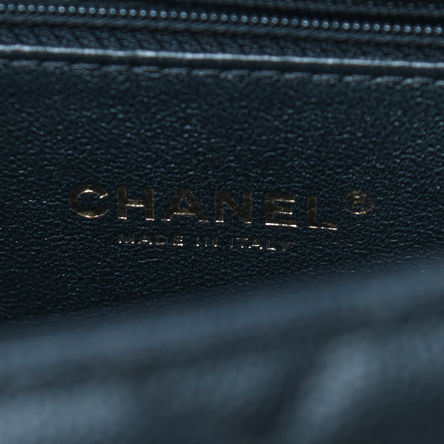 Caviar Lizard Quilted Medium Coco Handle Flap Black